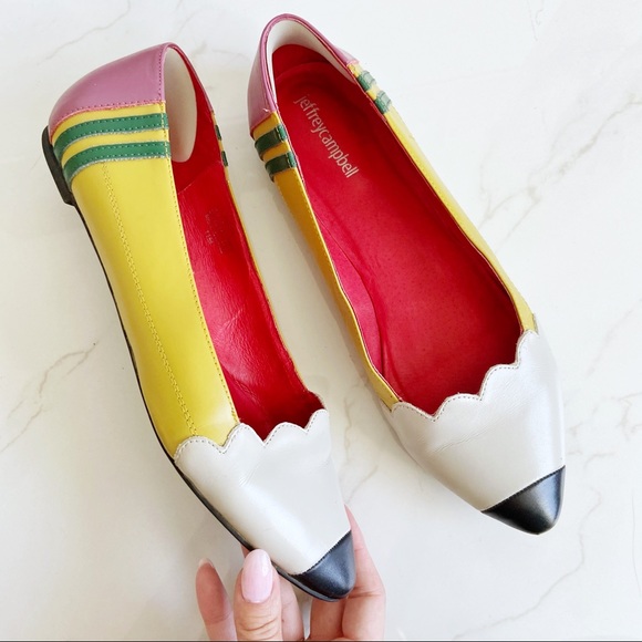 pencil me in leather flat